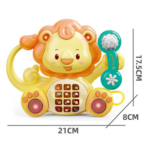 اسباب بازی تلفن موزیکال طرح شیر Baby Music Telephone_اسباب بازی